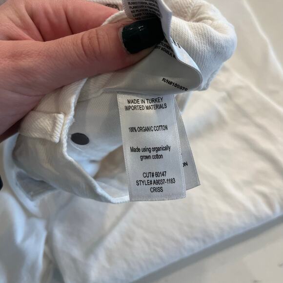 AGOLDE Criss Cross Straight Jeans White in Element Size‎ 29 - Picture 8 of 12